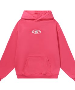 High-End Metal Foil Silver Printed Casual Hoodie - Loose Fit American Street Style Fashion