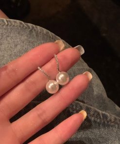 High-End Pearl Earrings - French Minimalist Design, Trendy Vintage Style, Versatile Light Luxury Ear Accessories