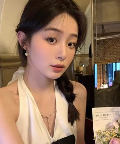 High-End Pearl Earrings - French Minimalist Design, Trendy Vintage Style, Versatile Light Luxury Ear Accessories