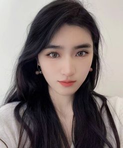 High-End Pink Peach Water Fragrance Earrings for Women, Lily of the Valley Back Hanging Clip-Ons, No Ear Holes, Floral Design