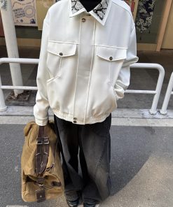 High-End Python Print Jacket for Men, Spring Autumn Lightweight Lapel Top, Stylish American Style Fashion Outerwear