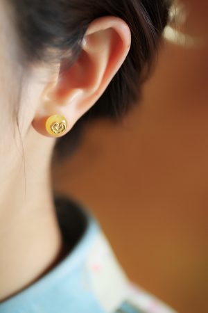 High-End Silver Artisan Ancient Style Earrings with Beeswax and Amber, Elegant Luxury Accessories for Women