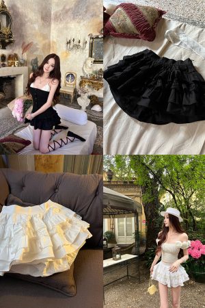High-End Socialite Style Layered Tulle Skirt - Ballet Break Design, Summer Fashion, Elegant Half Skirt for Chic Looks
