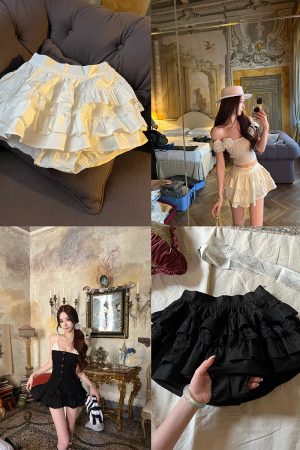 High-End Socialite Style Layered Tulle Skirt - Ballet Break Design, Summer Fashion, Elegant Half Skirt for Chic Looks