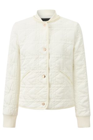 High-End Solid Color Quilted Baseball Jacket - Versatile Women's Coat for Autumn and Winter Fashion