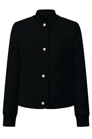 High-End Solid Color Quilted Baseball Jacket - Versatile Women's Coat for Autumn and Winter Fashion