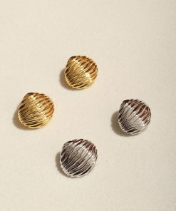 High-End Textured Shell Ear Clips - Luxury 925 Silver Studs for Versatile Temperament Jewelry Accessories