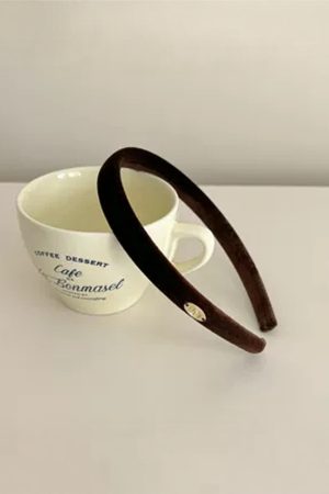 High-End Velvet Handmade Hairband - Versatile Korean Imported Metal Hairpin for Women - Stylish Headwear Accessories