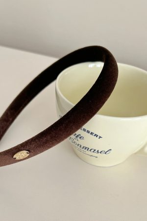 High-End Velvet Handmade Hairband - Versatile Korean Imported Metal Hairpin for Women - Stylish Headwear Accessories