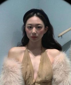 High-End Velvet Headband in Black and Brown - Stylish Minimalist Hair Accessory, Korean Imported Fashion Statement