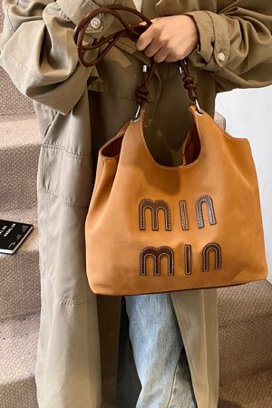 High-End Women's Tote Bag - 2025 Spring Summer Fashion Trend, Large Capacity Shoulder Crossbody Commuter Bag