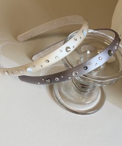 High-Quality Korean Crystal Hairband Hairpin for Women - Advanced Texture Thin Hair Hoop Hair Accessory from Dongdaemun