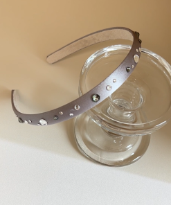 High-Quality Korean Crystal Hairband Hairpin for Women - Advanced Texture Thin Hair Hoop Hair Accessory from Dongdaemun