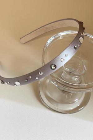 High-Quality Korean Crystal Hairband Hairpin for Women - Advanced Texture Thin Hair Hoop Hair Accessory from Dongdaemun