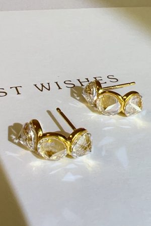 High-Quality Textured S925 Silver Needle Crystal Diamond Earrings - Korean Style Light Luxury Jewelry for Women