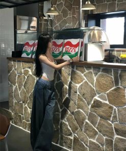 High Street Vintage Loose Draped Double Waist Pumpkin Spicy Girl Pants - Trendy Oversized American Style for Fall Fashion