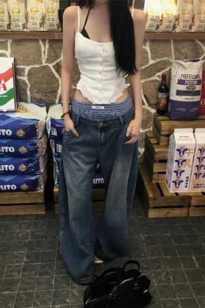 High Street Vintage Loose Draped Double Waist Pumpkin Spicy Girl Pants - Trendy Oversized American Style for Fall Fashion