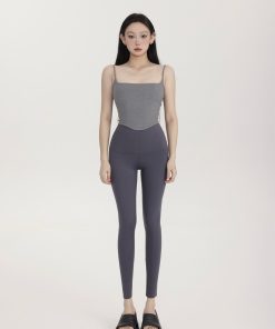 High Waist Women's Sports Pants - Slimming Basic Leggings for Yoga & Fitness - Versatile Spring Summer Shark Pants