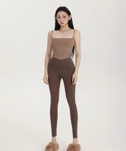 High Waist Women's Sports Pants - Slimming Basic Leggings for Yoga & Fitness - Versatile Spring Summer Shark Pants