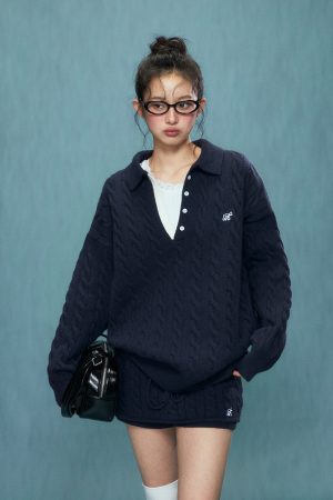 High-Waisted A-Line Knitted Short Skirt for Petite Sizes - Pleated Autumn/Winter 2025 Style