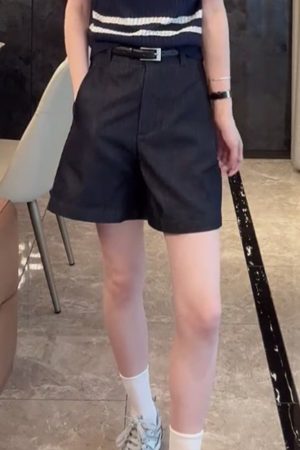 High-Waisted Loose A-Line Shorts for Summer 2025 - Trendy, Comfortable, Perfect for Casual Outfits