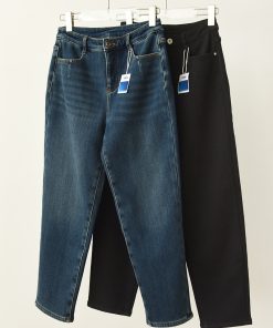 High-Waisted Sheepskin Fleece Skinny Jeans - Loose Versatile Warm Mom Jeans for Ultimate Comfort and Style