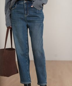 High-Waisted Sheepskin Fleece Skinny Jeans - Loose Versatile Warm Mom Jeans for Ultimate Comfort and Style