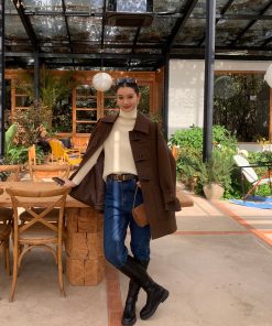 High-Waisted Slim-Fit Nine-Point Jeans for Women - Versatile Straight-Leg Tapered Casual Pants, Y2K Style