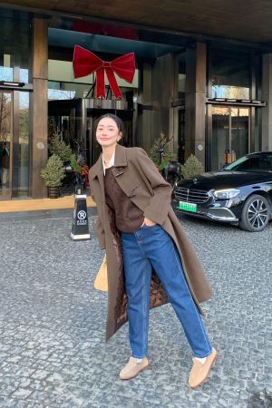 High-Waisted Slim-Fit Nine-Point Jeans for Women - Versatile Straight-Leg Tapered Casual Pants, Y2K Style
