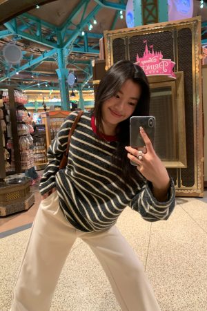 High-Waisted Wide-Leg Pants for Women, Thick Casual Autumn Winter Trousers, Versatile Floor-Length Straight Fit