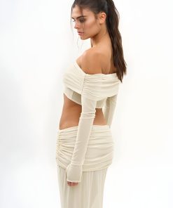 Hijabi Closet Essentials, Basic Wardrobe Essentials Indian - Strapless Top & Maxi Skirt Two Piece Set