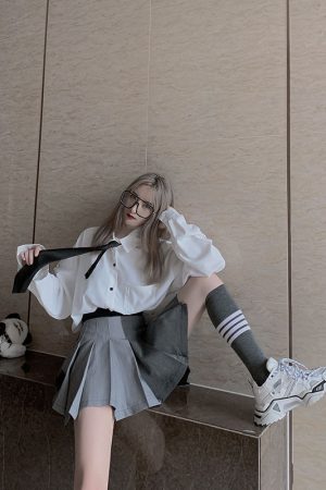 Hollow Design Over-the-Knee High Socks for Women - Trendy Half-Length Knee-High Socks in 2 Colors, Perfect for Y2K Style Outfits