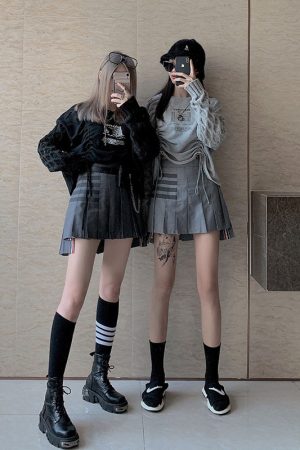 Hollow Design Over-the-Knee High Socks for Women - Trendy Half-Length Knee-High Socks in 2 Colors, Perfect for Y2K Style Outfits