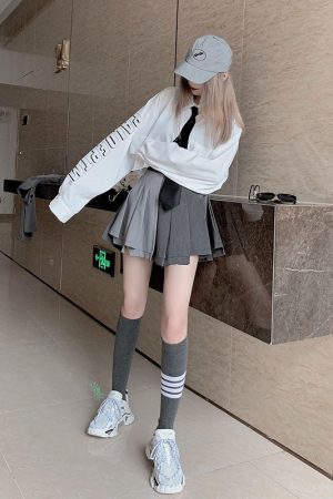 Hollow Design Over-the-Knee High Socks for Women - Trendy Half-Length Knee-High Socks in 2 Colors, Perfect for Y2K Style Outfits