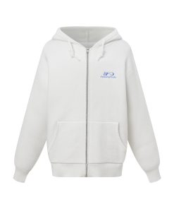 Hooded Zipper Cardigan Sweater for Women, Basic Knitted with Embroidered Logo, Casual Spring Autumn Jacket, Y2K Style