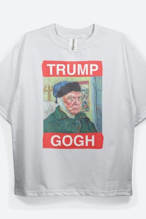 How Pinterest Sees Me Style, Outfit Ideas Pants And Shirt - Tr*mp Gogh' Tee