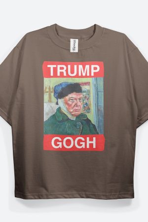 How Pinterest Sees Me Style, Outfit Ideas Pants And Shirt - Tr*mp Gogh' Tee