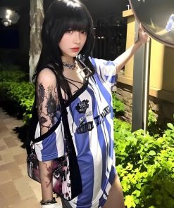 How To Style Wide Leg Jeans, Maxi Skirt Outfits - One Shoulder Jersey Top