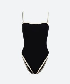 Ideas For Aesthetic Photos, Fits Grunge Y2k - Contrast Basic Swimsuit