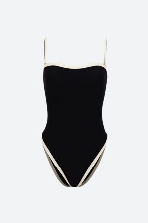 Ideas For Aesthetic Photos, Fits Grunge Y2k - Contrast Basic Swimsuit
