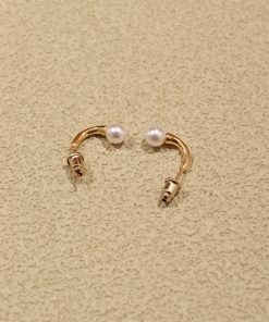Irregular Rattan Pearl Earrings for Women - Vacation Style Light Luxury Ear Studs with Two Wearing Methods