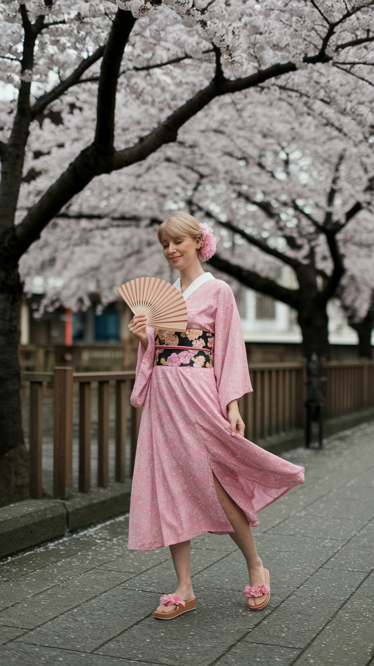 Japan Cherry Blossom Outfit: Embrace Spring Elegance outfit idea