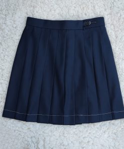 Japanese School Style Mid-Length Blazer with Pleated Skirt Set - Women's Pudding Bear Inspired JK Uniform for Early Autumn