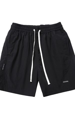 Japanese-Style Candy Color City Boy Summer Loose Casual Quick-Dry Five-Point Beach Shorts for Men and Women