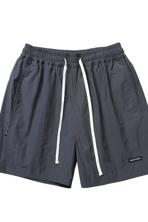 Japanese-Style Candy Color City Boy Summer Loose Casual Quick-Dry Five-Point Beach Shorts for Men and Women