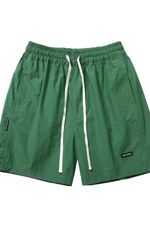 Japanese-Style Candy Color City Boy Summer Loose Casual Quick-Dry Five-Point Beach Shorts for Men and Women
