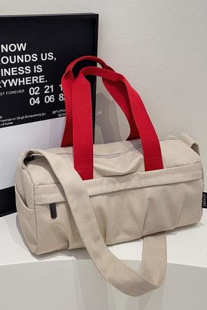Japanese-Style Canvas Tote Bag for Women - 2025 New Fashion Simple Commuting Shoulder & Crossbody Bag