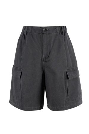 Japanese-style Cargo Shorts for Men and Women - Functional Loose Straight Five-Point Shorts with Large Pockets for Summer High Street Fashion