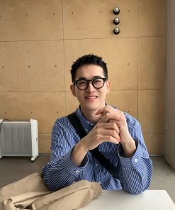 Japanese Style Casual Blue Striped Shirt for Men - High-End City Boy Fashion Top, Spring 90s Inspired Design