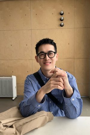 Japanese Style Casual Blue Striped Shirt for Men - High-End City Boy Fashion Top, Spring 90s Inspired Design